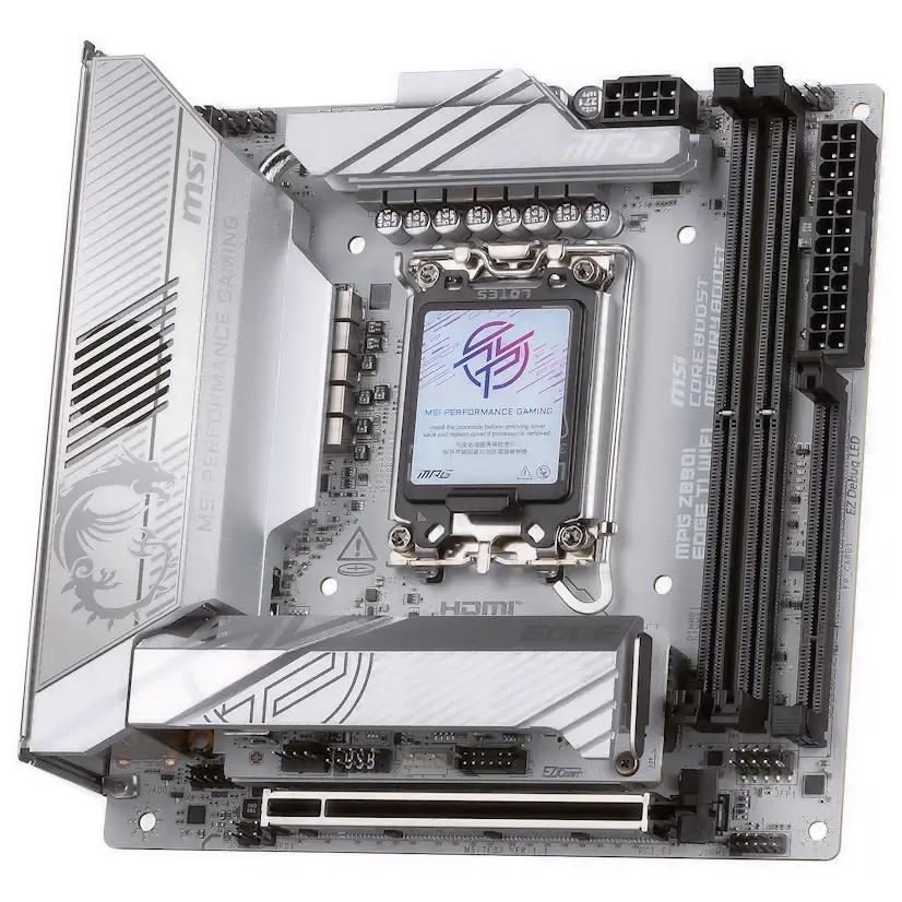 Montaje Placa Base MSI MPG Z890I EDGE TI WIFI Gaming PC Chamartín Montaje Placa Base MSI MPG Z890I EDGE TI WIFI Gaming PC Chamartín